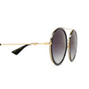 Gucci GG0061S Sunglasses 001 black - product thumbnail 3/4