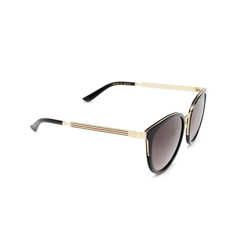 Gucci GG0077SK Sunglasses 001 black - 2/4