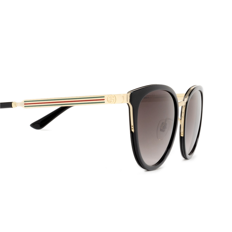 Gucci GG0077SK Sunglasses 001 black - 3/4