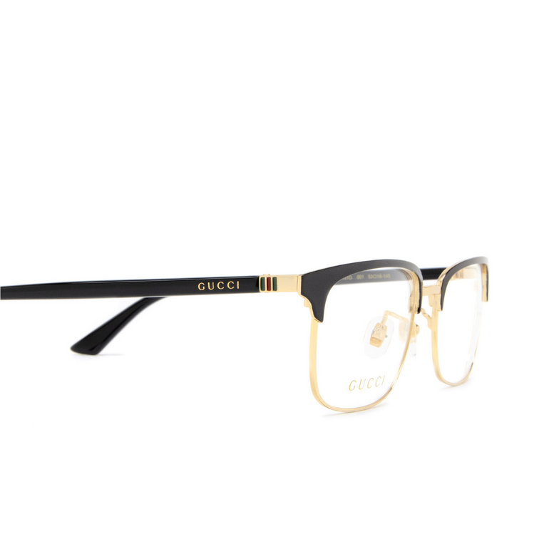 Gucci GG0131O Eyeglasses 001 black - 3/4