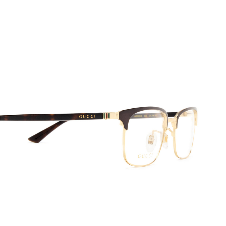 Gucci GG0131O Eyeglasses 002 havana - 3/4