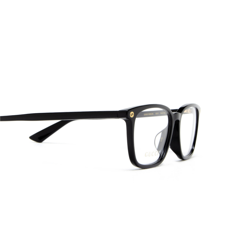 Gucci GG0156OA Eyeglasses 001 black - 3/4