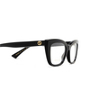 Gucci GG0165ON Korrektionsbrillen 001 black - Produkt-Miniaturansicht 3/4