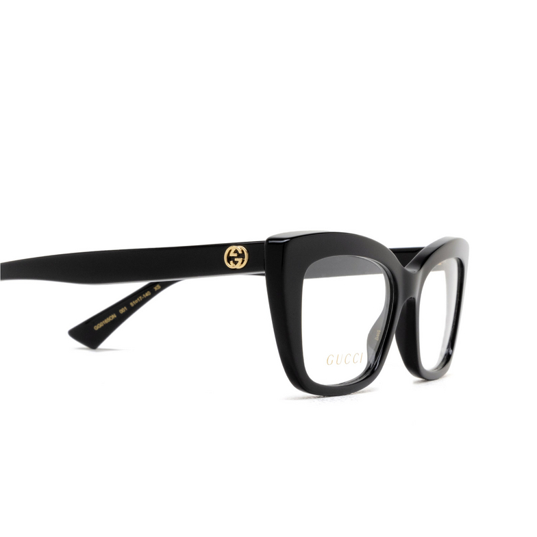 Gucci GG0165ON Korrektionsbrillen 001 black - 3/4