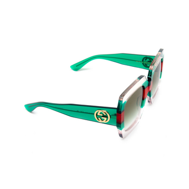 Gafas de sol Gucci GG0178S 001 multicolor - Vista tres cuartos