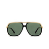 Gucci GG0200S Sunglasses 001 black & gold - product thumbnail 1/5
