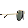 Gucci GG0200S Sunglasses 001 black & gold - product thumbnail 3/5