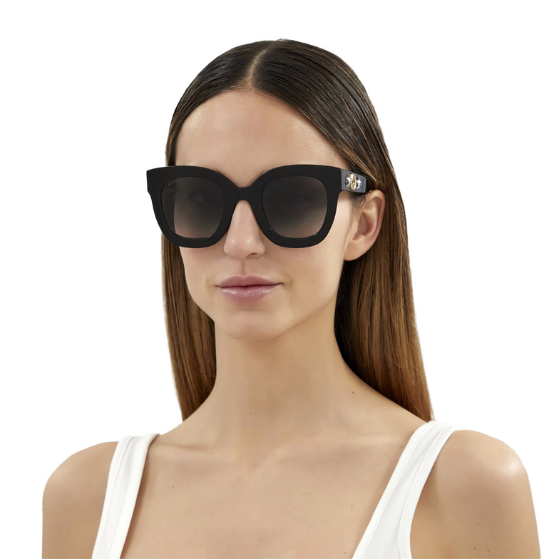 Gucci GG0208S Sunglasses 001 black - 5/5