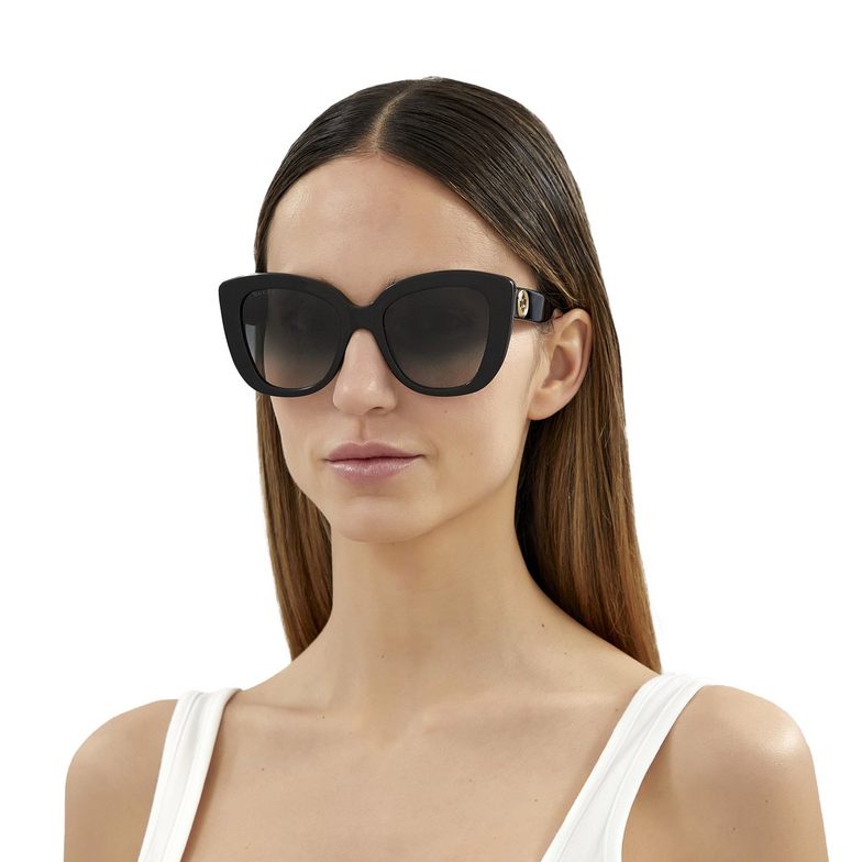 Gucci GG0327S Sunglasses 001 black - 5/5