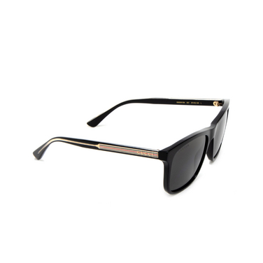 Gucci GG0381SN Sunglasses 007 black - three-quarters view