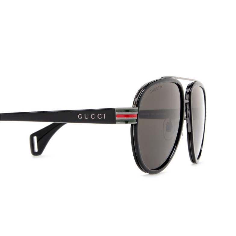 Gucci GG0447S Sunglasses 001 black - 3/5