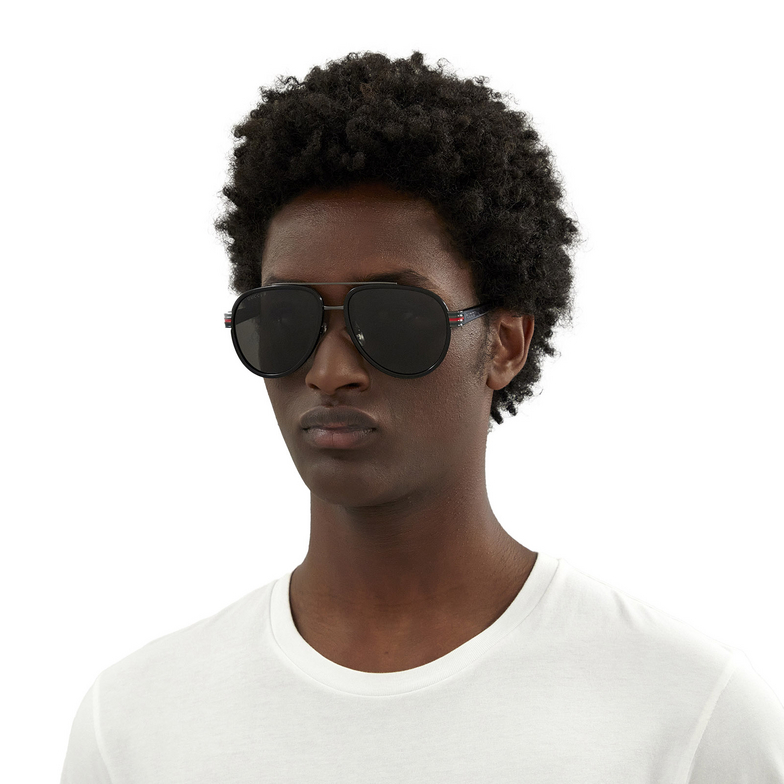 Gucci GG0447S Sunglasses 001 black - 5/5