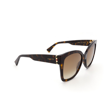 Gucci GG0459S Sonnenbrillen 002 havana - Dreiviertelansicht