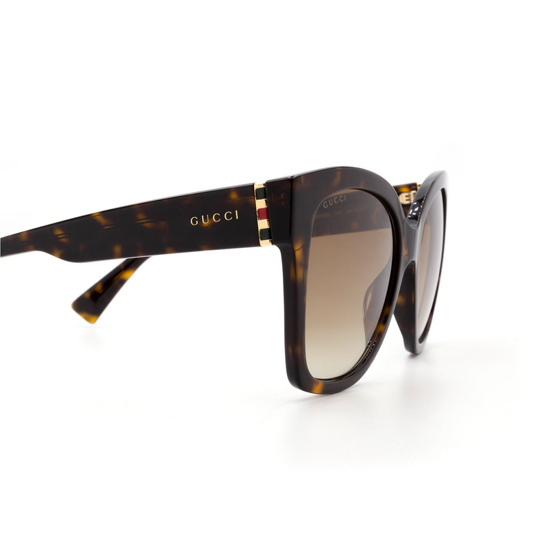 Gucci GG0459S Sunglasses 002 havana - 3/4