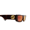 Gucci GG0516S Sunglasses 015 havana - product thumbnail 3/4