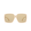 Gucci GG0567SAN Sunglasses 006 ivory - product thumbnail 1/5