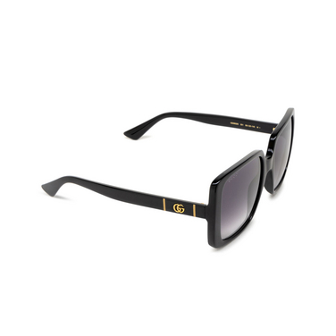 Gucci GG0632S Sunglasses 001 black - three-quarters view