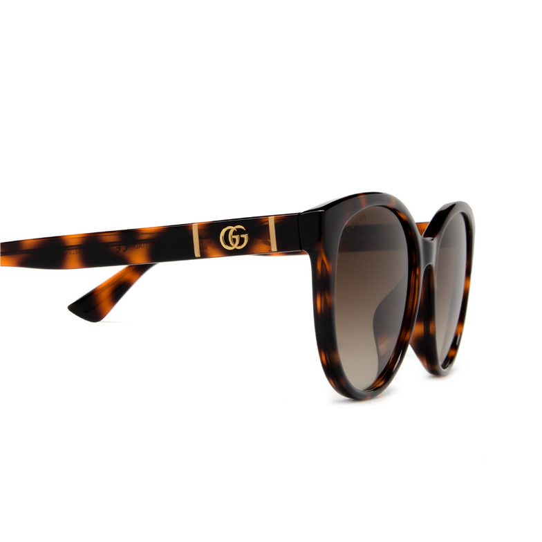 Gucci GG0636SK Sunglasses 002 havana - 3/4