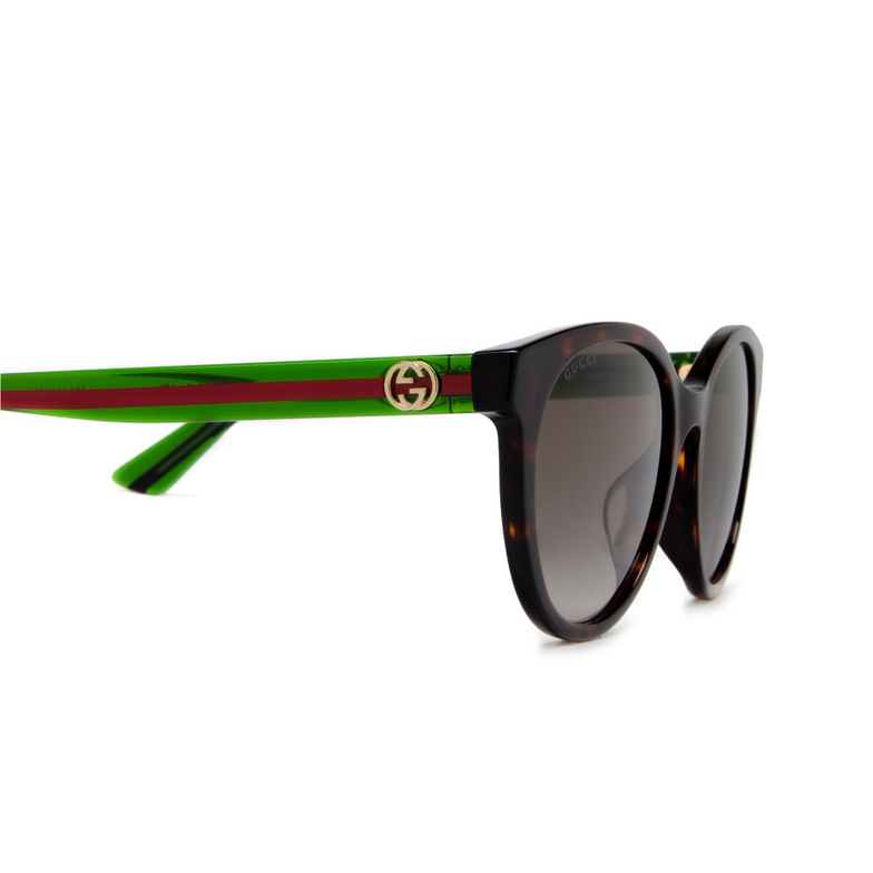 Gucci GG0702SKN Sunglasses 003 havana - 3/4