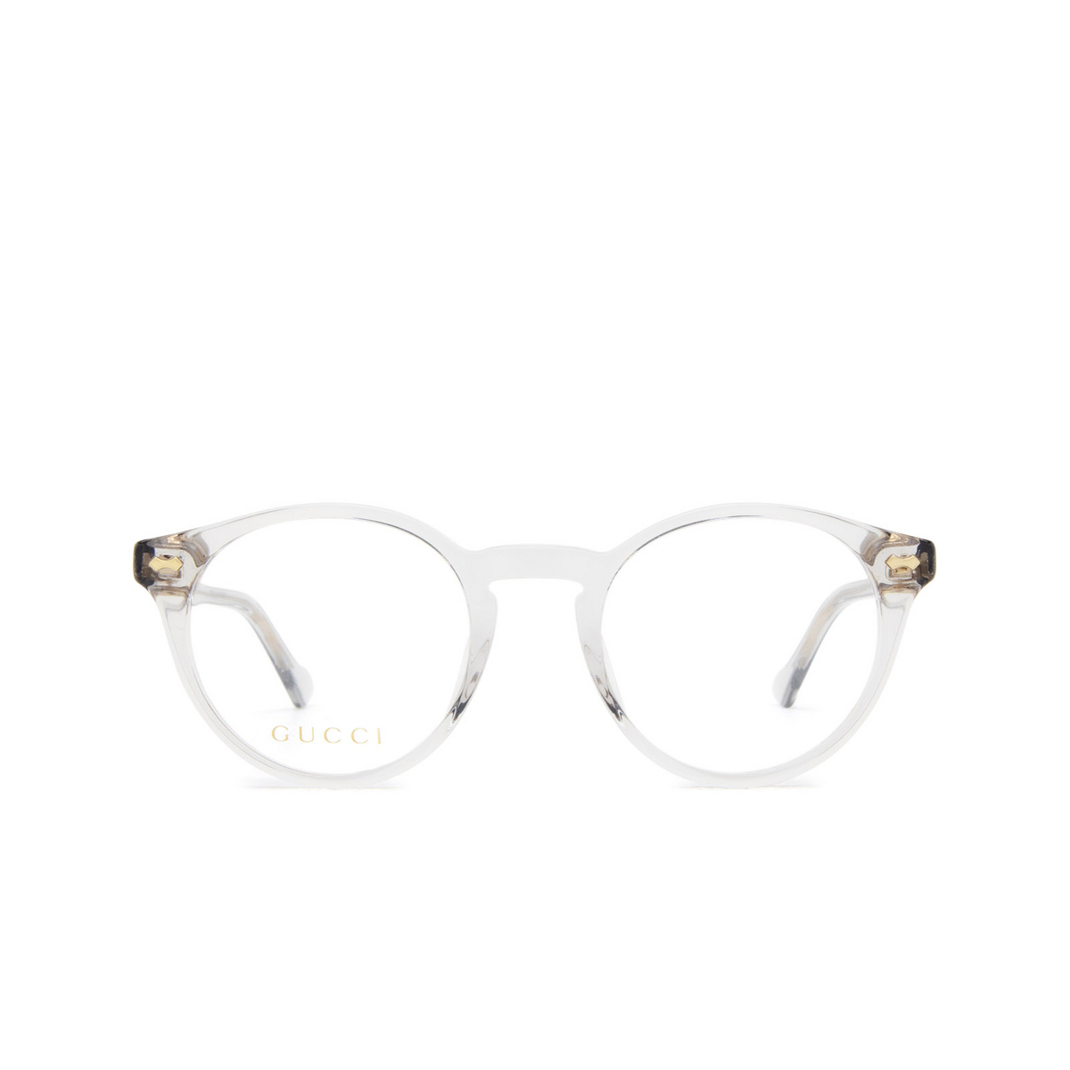 Gucci GG0738O Eyeglasses 006 Transparent Grey - front view