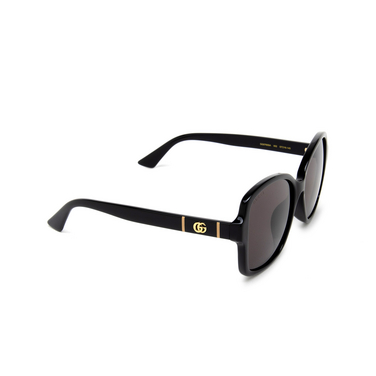 Gucci GG0765SA Sunglasses 002 black - three-quarters view