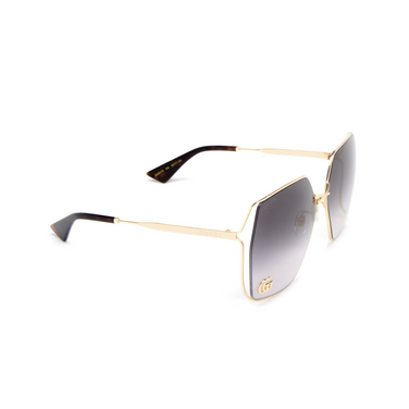 Gafas de sol Gucci GG0817S 006 gold - Vista tres cuartos