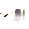 Gafas de sol Gucci GG0817S 006 gold - Miniatura del producto 3/5