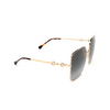 Gafas de sol Gucci GG0879S 001 gold - Miniatura del producto 2/5