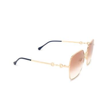Gucci GG0882SA Sonnenbrillen 003 gold - Dreiviertelansicht