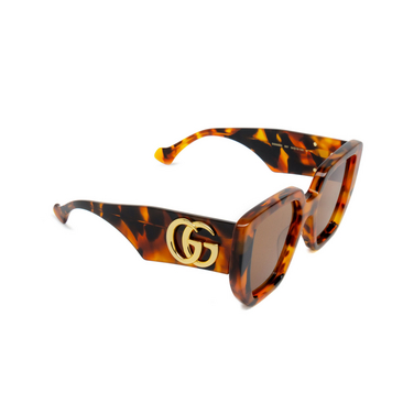 Gafas de sol Gucci GG0956S 007 havana - Vista tres cuartos