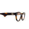 Gafas graduadas Gucci GG0959O 004 havana - Miniatura del producto 3/5