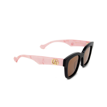 Gucci GG0998S Sonnenbrillen 005 black - Dreiviertelansicht