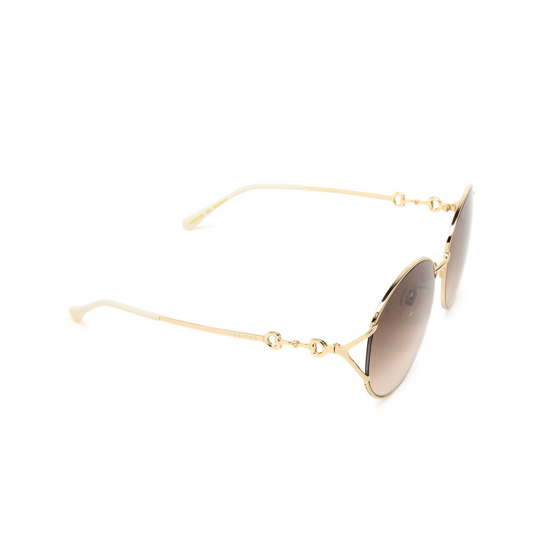 Gucci GG1017SK Sunglasses 003 gold - 2/4