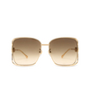 Gucci GG1020S Sunglasses 004 gold - product thumbnail 1/4