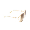 Gucci GG1020S Sunglasses 004 gold - product thumbnail 2/4