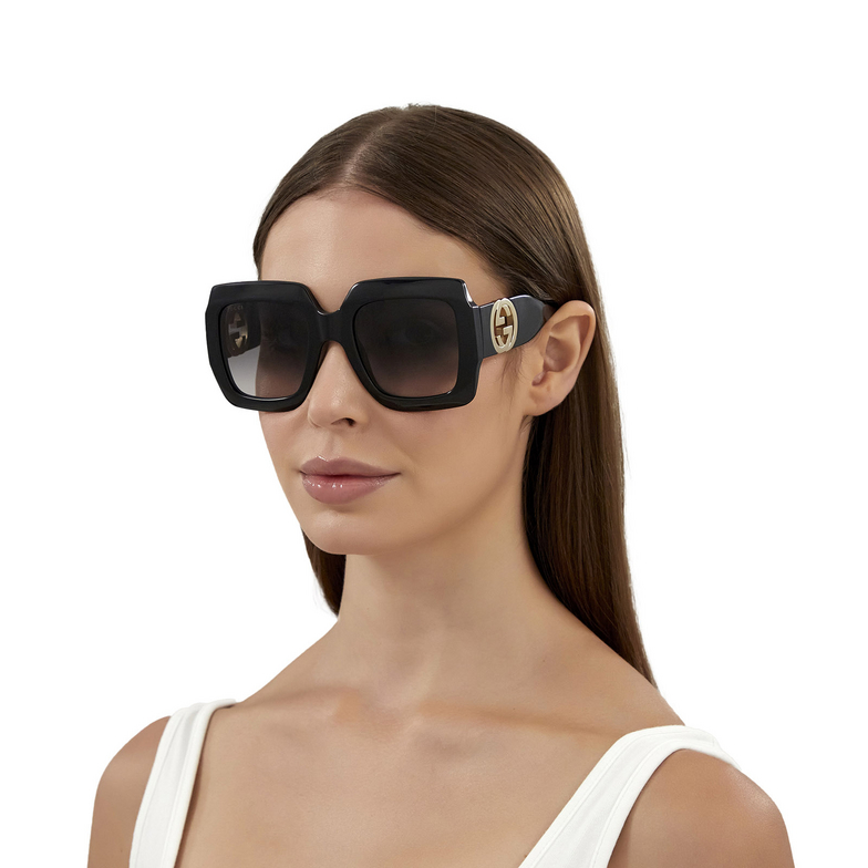 Gucci GG1022S Sunglasses 006 black - 5/5