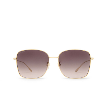 Gafas de sol Gucci GG1030SK 002 gold - Vista delantera