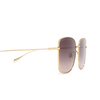Gafas de sol Gucci GG1030SK 002 gold - Miniatura del producto 3/4