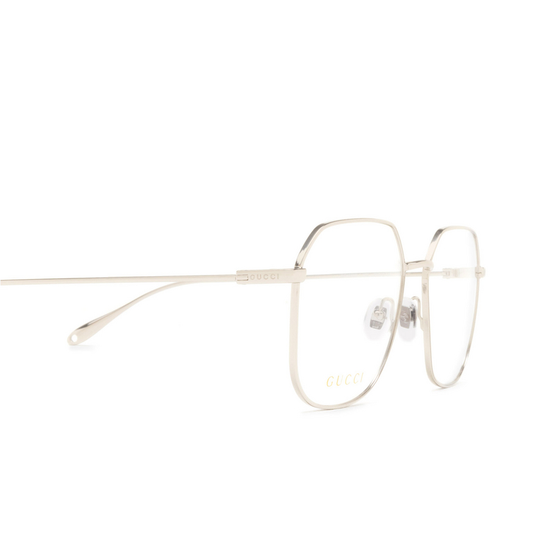 Gucci GG1032O Eyeglasses 006 silver - 3/4