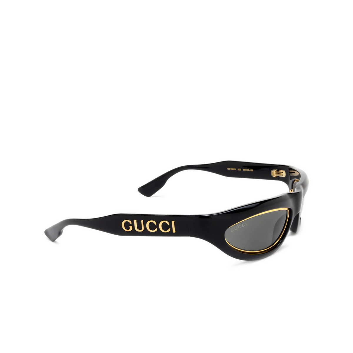 Occhiali da sole Gucci GG1062S 003 Black - tre quarti