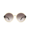 Gafas de sol Gucci GG1067S 003 ivory & black - Miniatura del producto 1/4