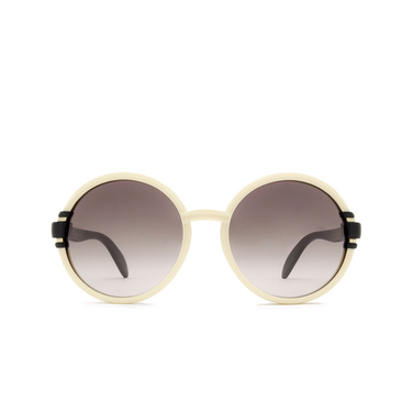 Gafas de sol Gucci GG1067S 003 ivory & black - Vista delantera