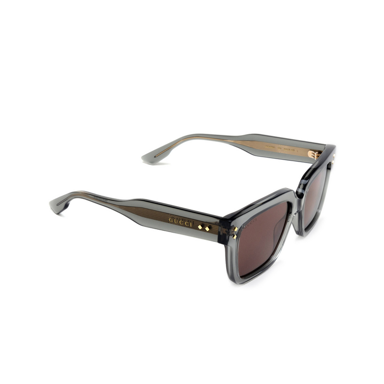 Gucci GG1084S Sunglasses 004 transparent grey - 2/4