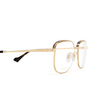 Gucci GG1102O Korrektionsbrillen 004 gold - Produkt-Miniaturansicht 3/4