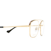 Gucci GG1103O Korrektionsbrillen 001 gold - Produkt-Miniaturansicht 3/4