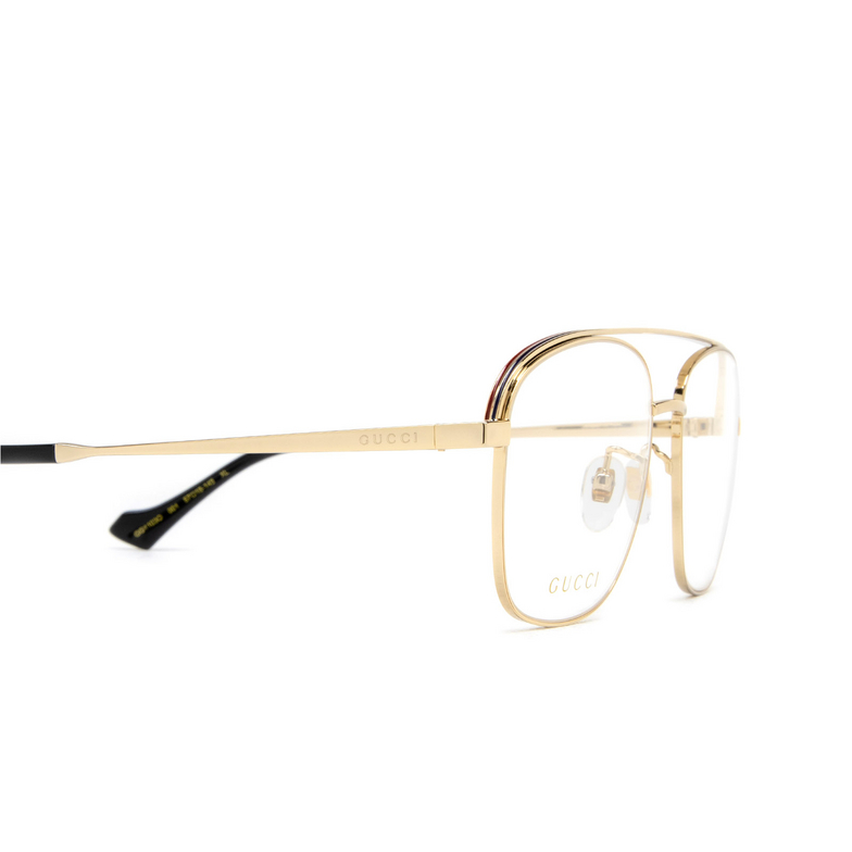 Gucci GG1103O Eyeglasses 001 gold - 3/4