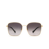 Gafas de sol Gucci GG1146SK 001 gold - Miniatura del producto 1/4
