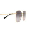 Gafas de sol Gucci GG1146SK 001 gold - Miniatura del producto 3/4
