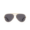 Gafas de sol Gucci GG1163S 001 gold - Miniatura del producto 1/4