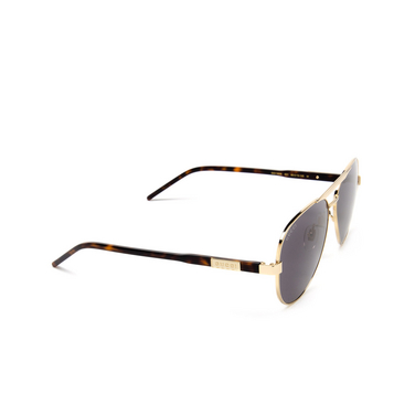 Gucci GG1163S Sunglasses 001 gold - three-quarters view